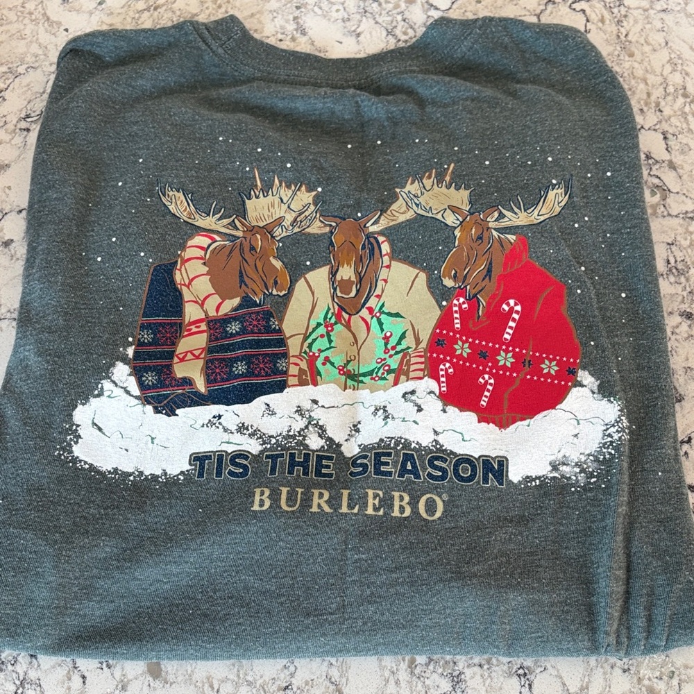 BURLEBO Men's Teal Long Sleeve T • Size Small